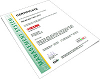 Certificate DIN EN ISO 14001